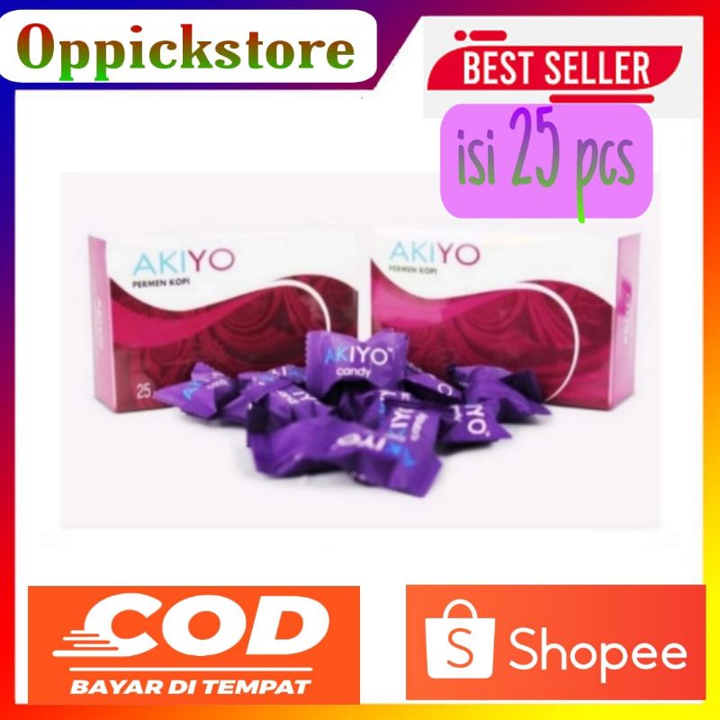 Jual Akiyo Candy Permen Akiyo Candy Orignal Coffe 25 pcs Shopee