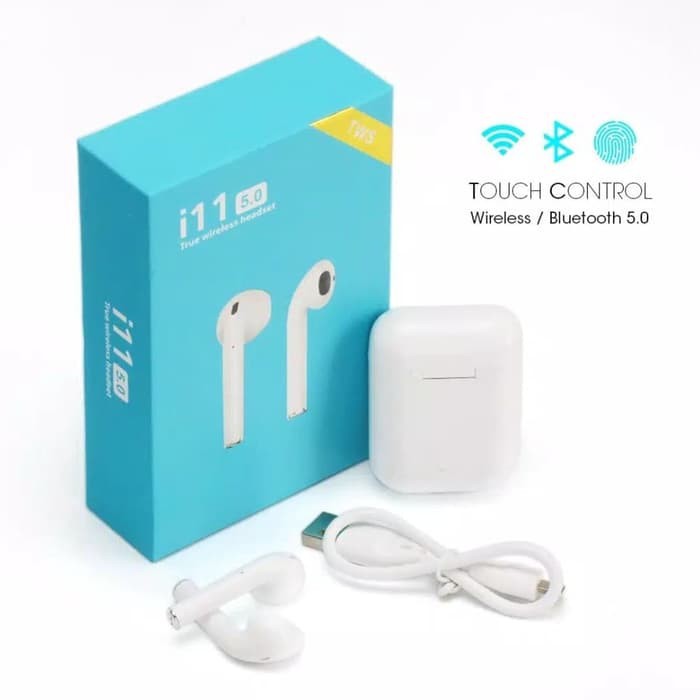 Earphone Bluetooh TWS i11 5.0 Stereo TWS Headset-2