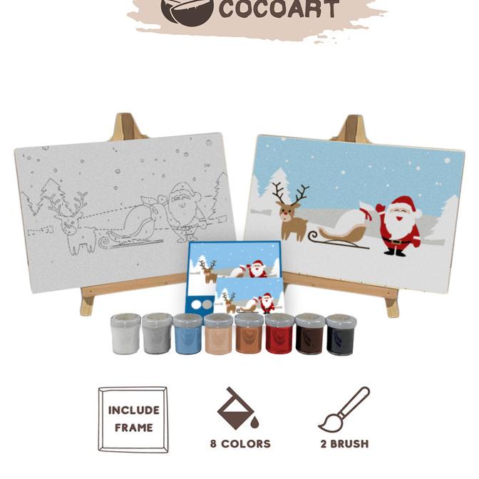 

Paint By Number Kit [ Christmas Edition ] - Cocoart.Id I Kanvas 30X20