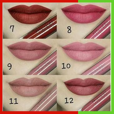 Wardah Exclusive Matte Lip Cream Lipcream Wardah 18 Warna