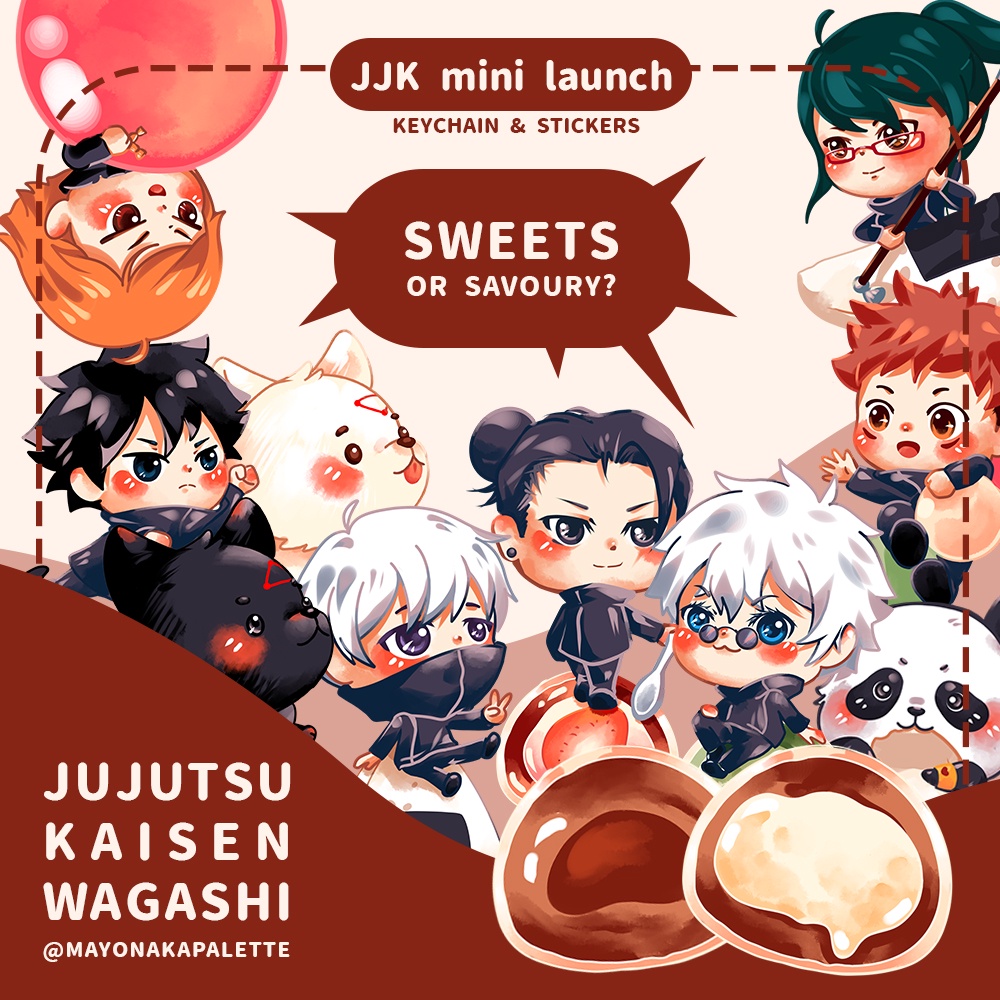 

Jujutsu Kaisen JJK Wagashi