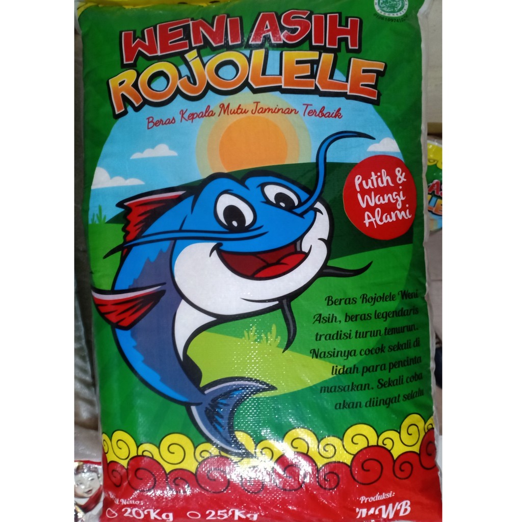 

Beras Rojolele 5 kg Weni Asih