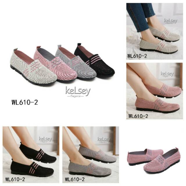 Hoh KeLsey POPPY FLYKNIT FLATS WL610-2*