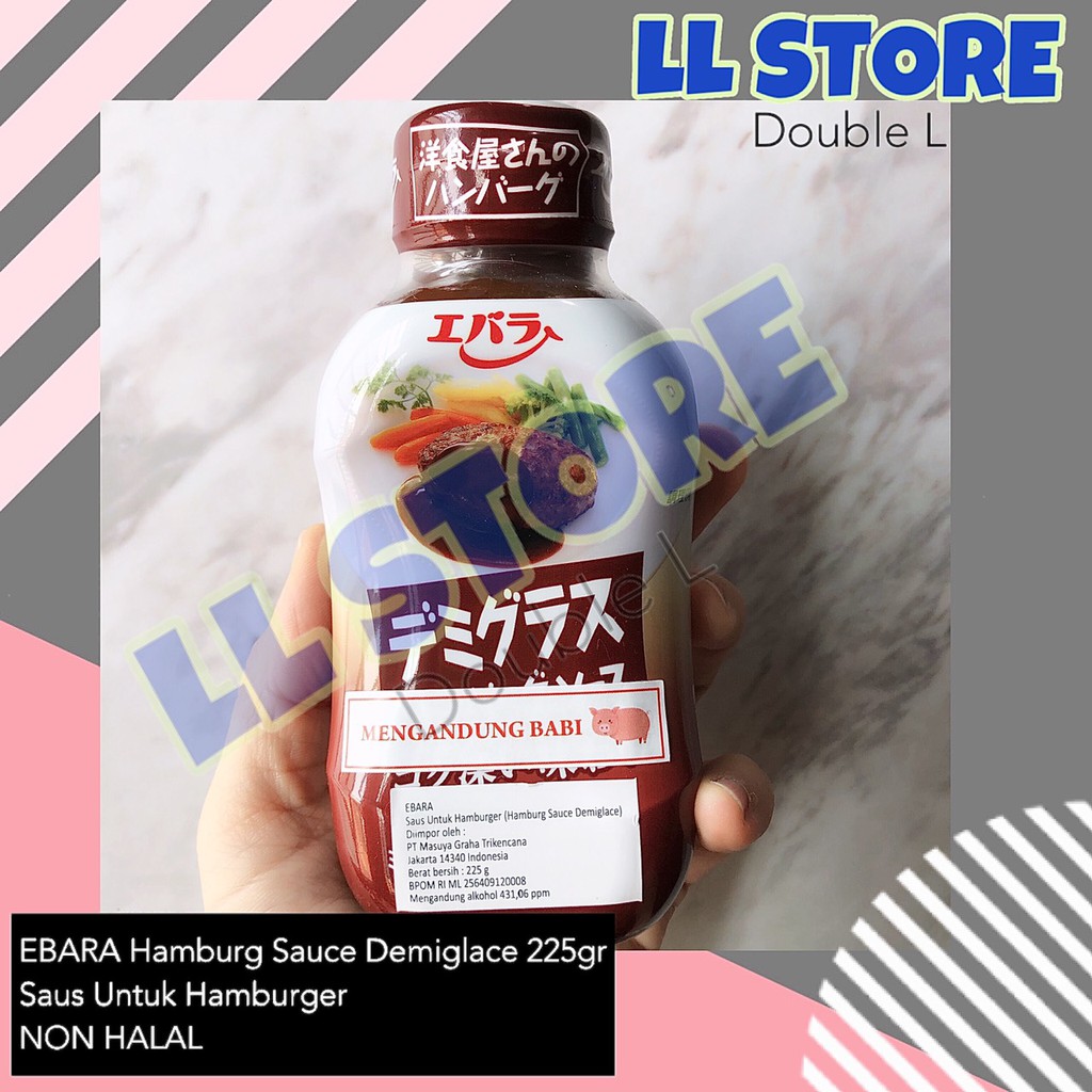 

EBARA Hamburg Sauce Demiglace | Saus Untuk Hamburger