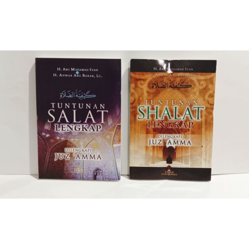 

Tuntunan salat lengkap kertas HVS dan Kertas CD
