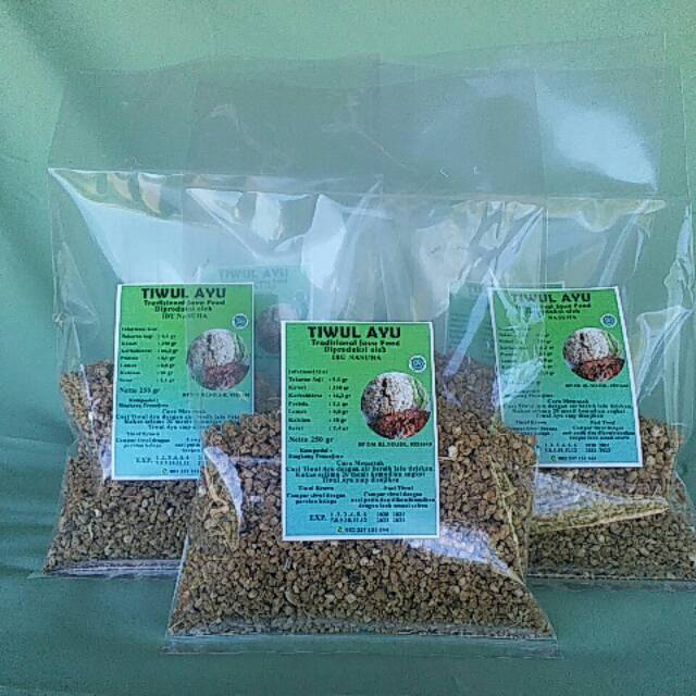 

Tiwul Instan AYU tanpa pengawet dan tidak mudah basi 250gram