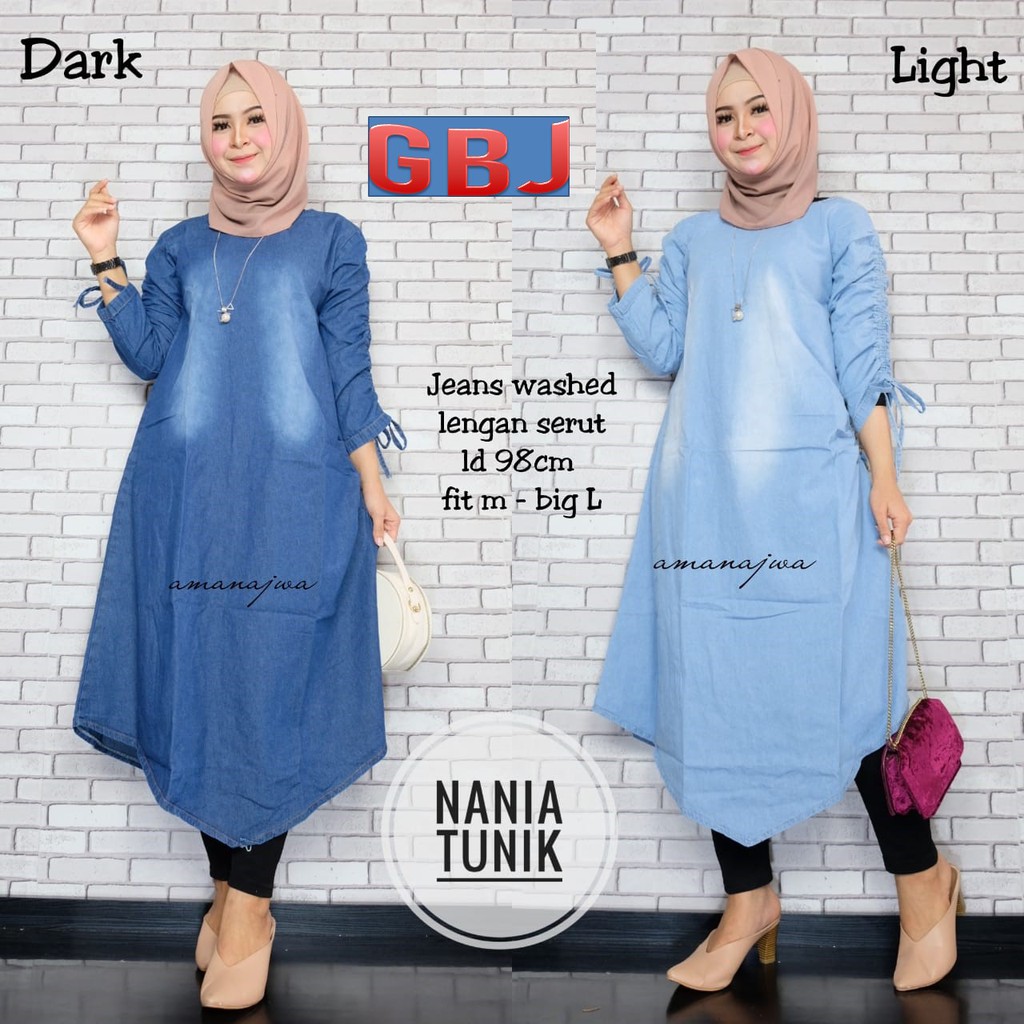 NANIA TUNIK / NINEA TUNIK GROSIR BAJU WANITA GBM