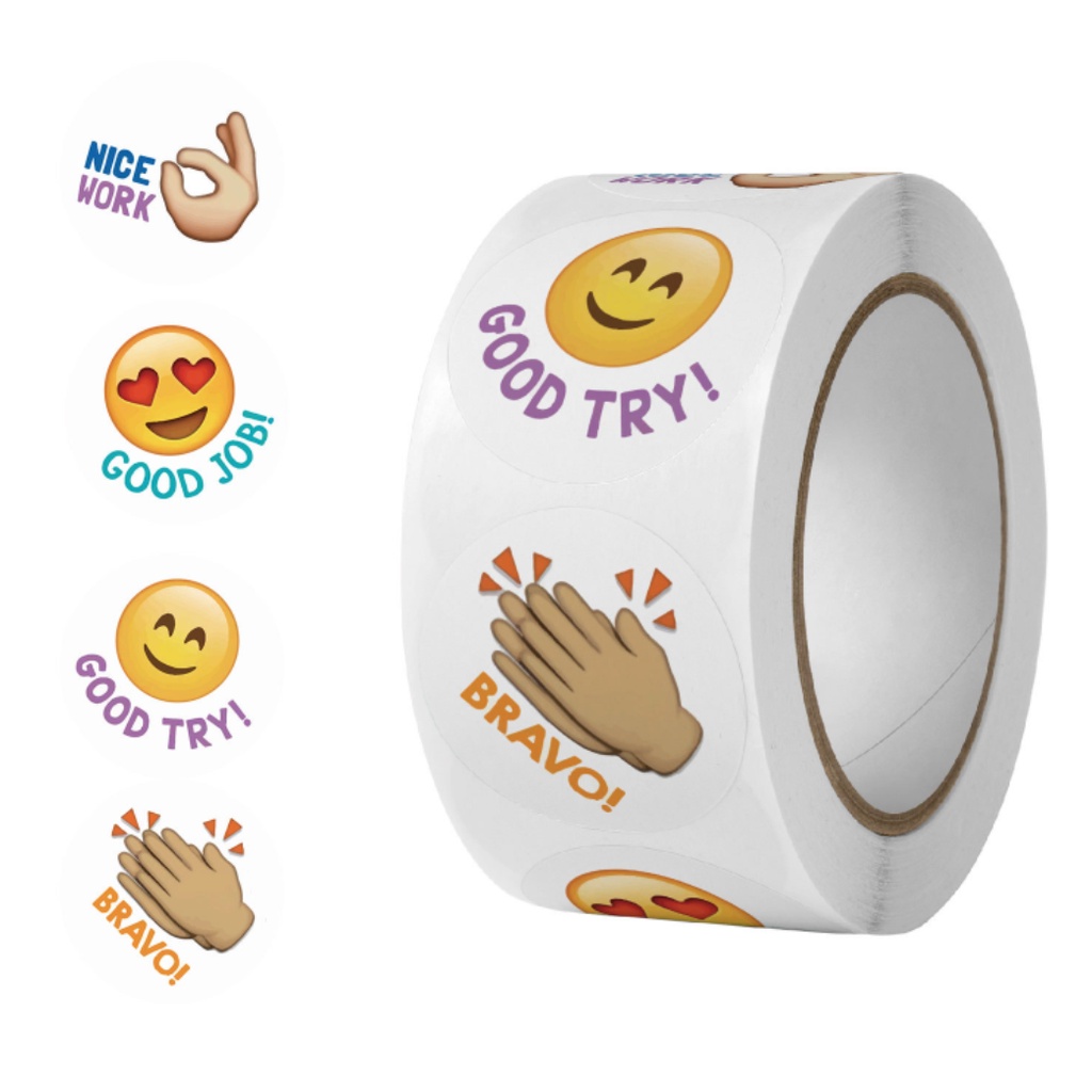 

stiker reward anak 1 roll isi sekitar 500 stiker