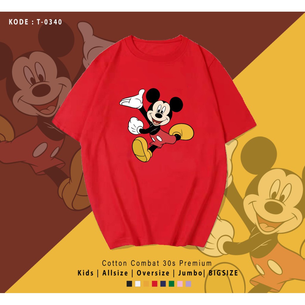 MICKEY YEY / TERMURAH / PREMIUM BAJU KAOS  / T-SHIRT / KATUN LENGAN PENDEK / TUMBLR TEE /