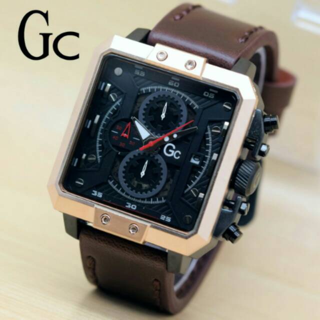 GC CHRONOGRAPH SQUARE LEATHER