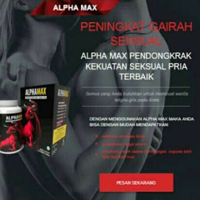 Terlaris ALPHAMAX OBAT PEMBESAR KELAMIN KAPSUL