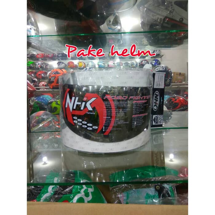 Unique VISOR KACA HELM NHK GP1000 NHK GP TECH NHK GP PRO SILVER