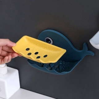 ELDE 1 - KOTAK TEMPAT SABUN BATANG IKAN PAUS DINDING KAMAR MANDI SOAP HOLDER