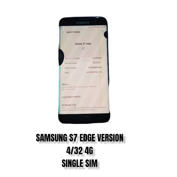 SPAREPART KAMERA BATRAI KACA  BAZZER SPIKER SAMSUNG S7 EDGE ORIGINAL MAINBOARD PCB