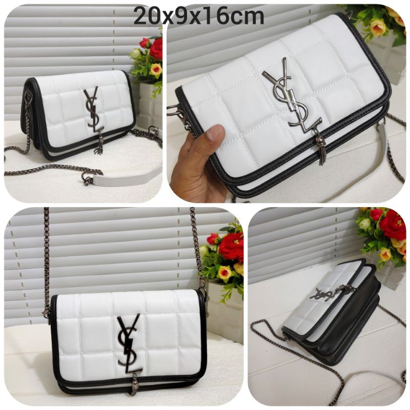 Tas wanita ysl putih, tas cantik