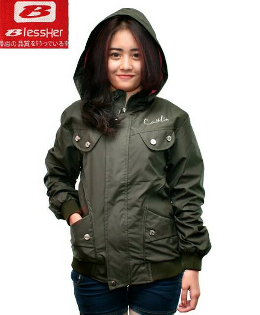 Jaket Taslan Caitlin Cewek Keren