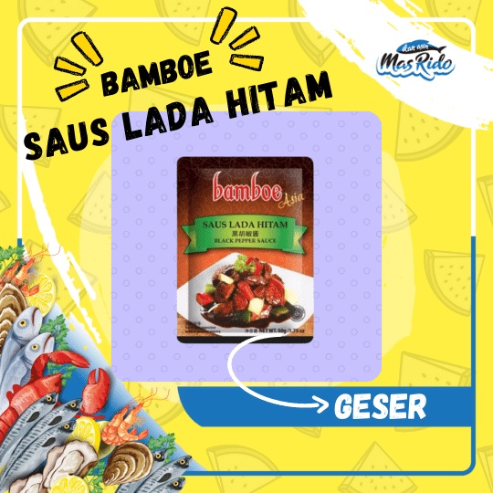 

Bumbu Bamboe Saus Lada Hitam Instan Blackpepper Bamboe Asia Praktis