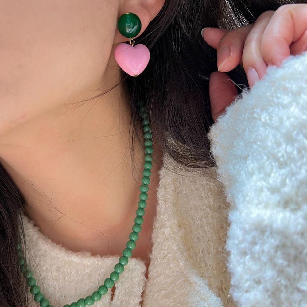 Mxbeauty Anting Wanita Peri Vintage Trendi Warna Permen Temperamen Elegan Perhiasan Fashion