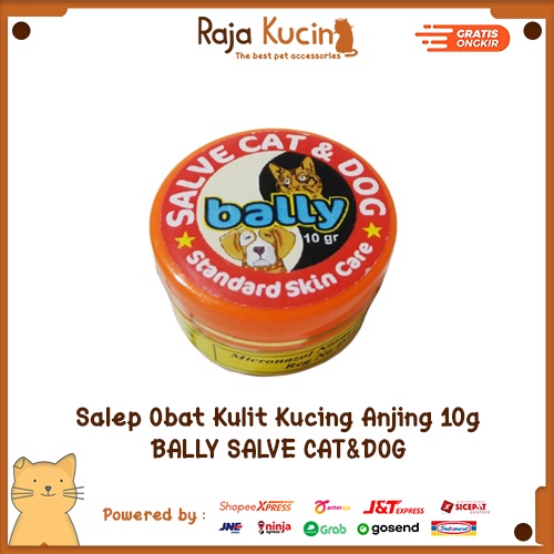 Obat Salep Bally 10gr Jamur Luka Kucing Anjing Non Scabies Derma