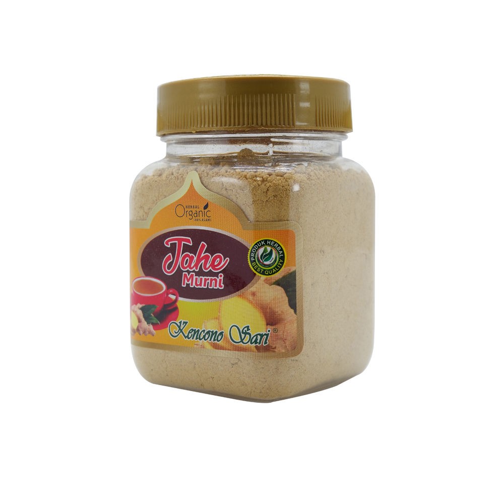

Jahe bubuk Murni Kencono Sari Organik 100% Jahe Murni Pilihan Terbaik isi 100 gram