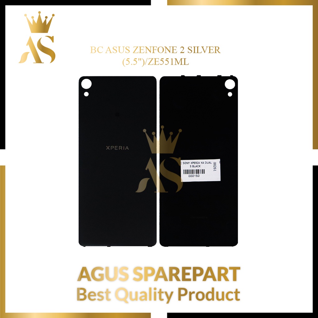 TUTUP BELAKANG SONY XPERIA XA DUAL 5 BLACK / BACK DOOR / BACK COVER