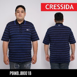 gof PBWB CRESSIDA BIG SIZE POLO T-SHIRT Pakaian Pria Atasan Kaos Polo Berkerah Wangky Polo Lengan Pendek