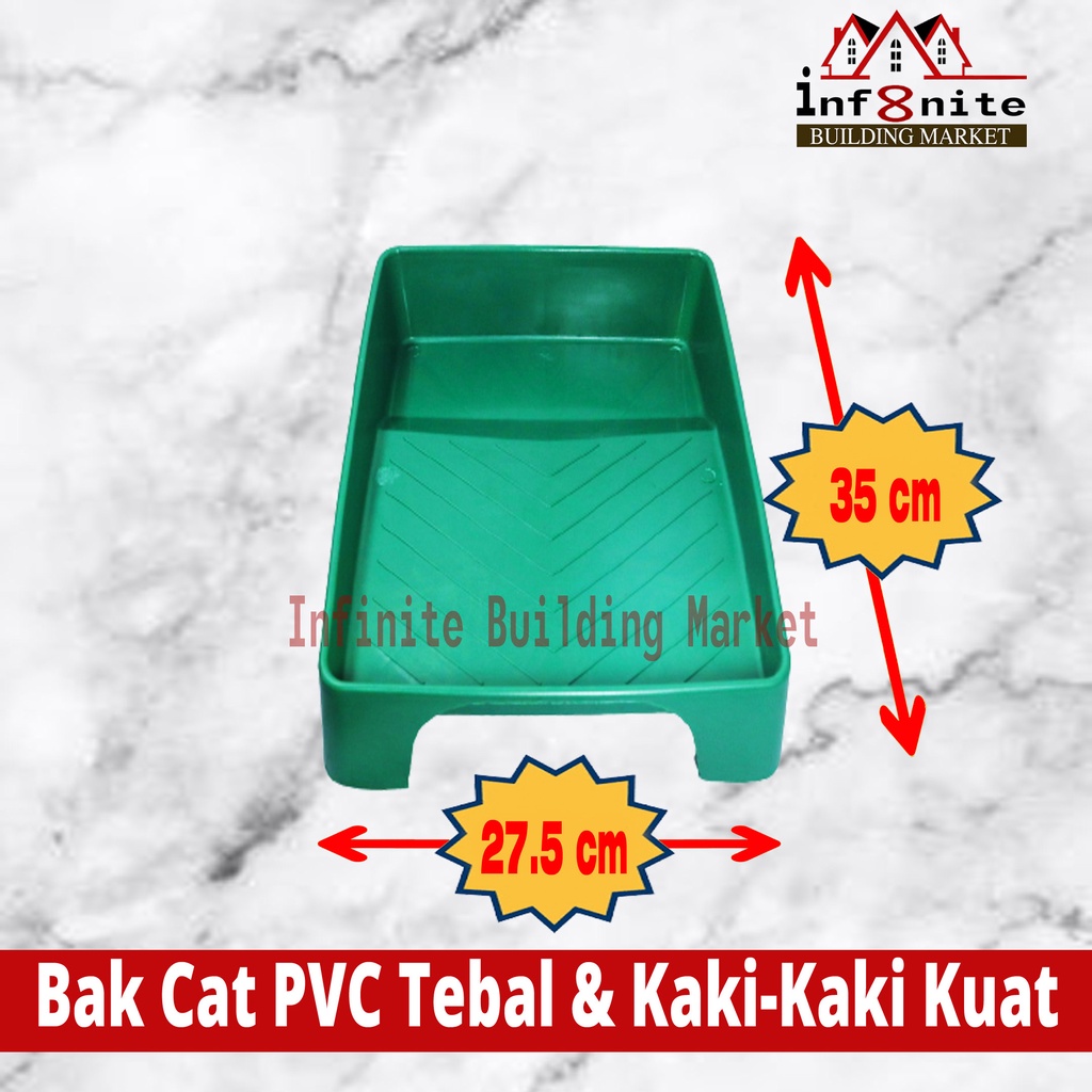 Jual Bak Cat Tembok Bahan Tebal Baki Cat Plastik Tatakan Cat Bak Cat