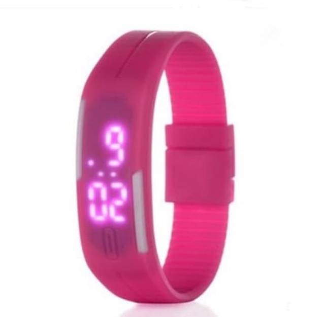 Jam Tangan gelang LED digital anti air unisex sport