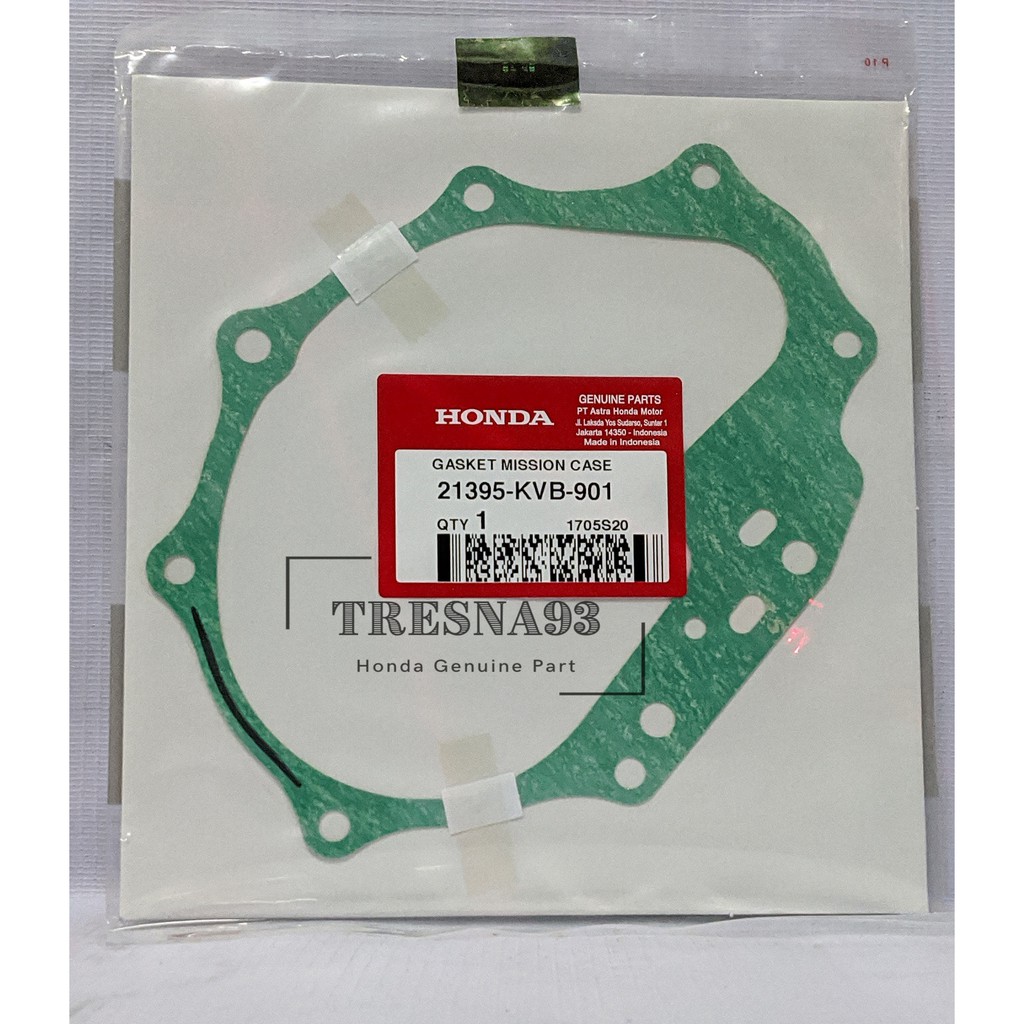 21395-KVB-901 PAKING GEARBOX ORIGINAL BEAT SCOOPY & VARIO 110 ESP | GASKET MISSION CASE 21395KVB901