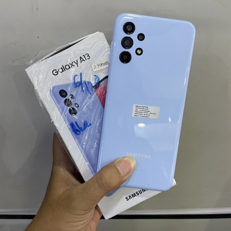 samsung A13 ram 6gb internal 128gb second bekas pakai