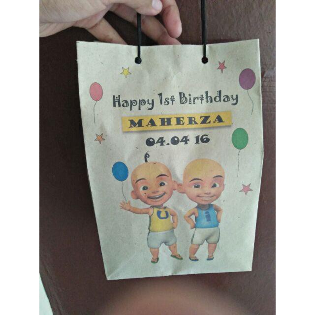 

paper bag custom - paper bag ultah - paper bag wedding