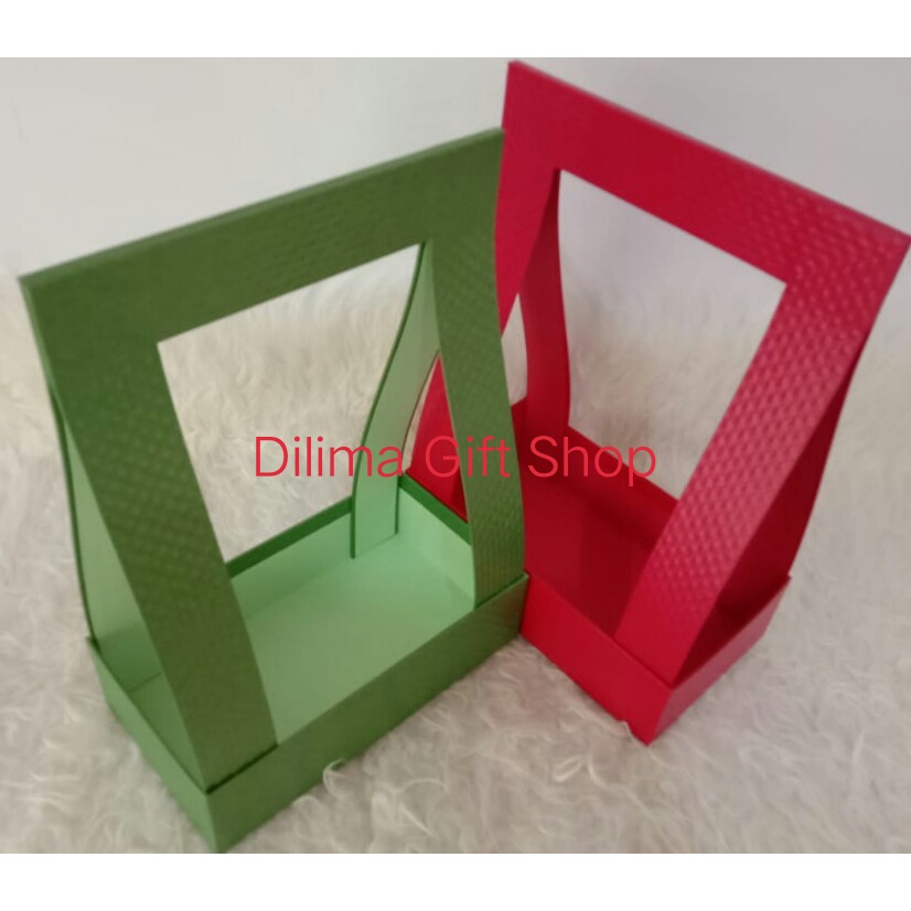 Box Jinjing Flower Box  / Handy Flower Box / Florist Bag Flower Box