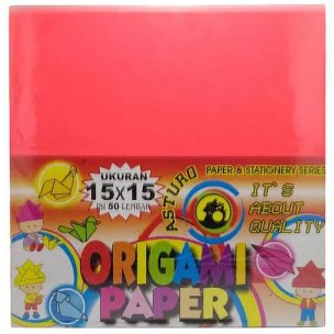 

KERTAS ORIGAMI 15 X 15 ASTURO 50 Lembar