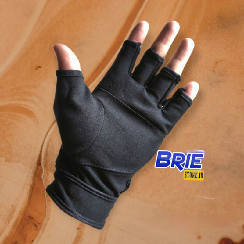 BRIE061 JHON ROOF GLOVE SARUNG TANGAN MOTOR PRIA KAOS TANGAN SEPEDA