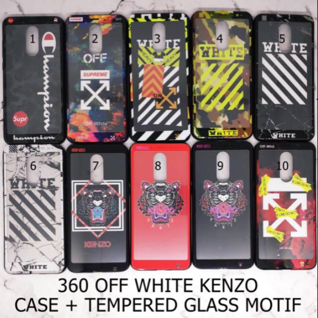CASE VIVO V7 V7+ V9 Y65 Y69 Y71 XIOMI REDMI NOTE5A@360 kenzo + antigores
