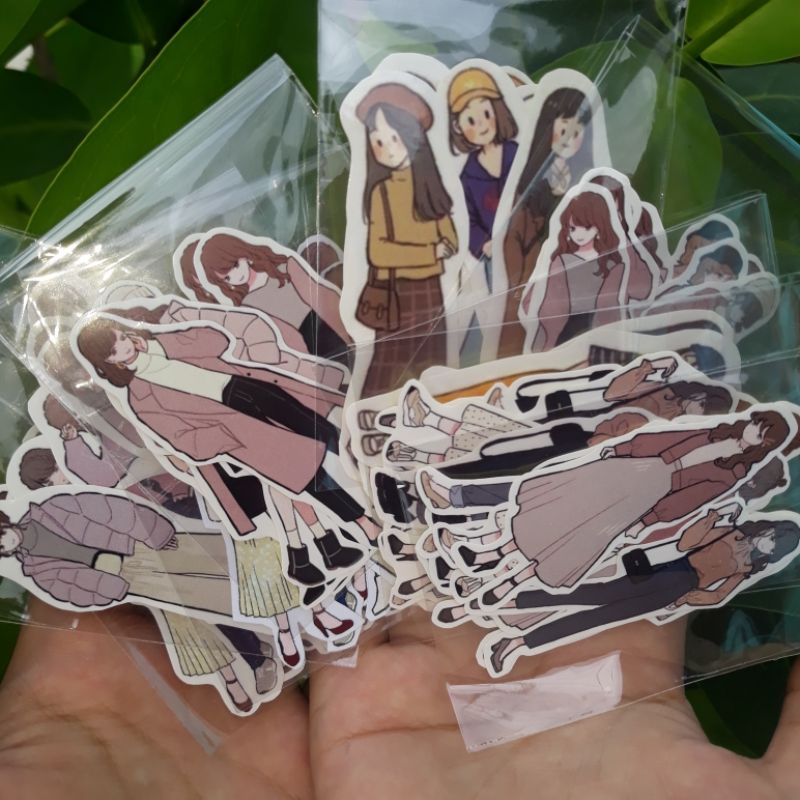 

Stiker ilustrasi orang