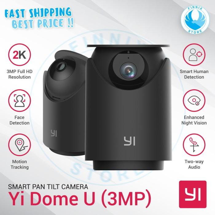 Cam Cctv Yi Dome Camera U Pro 1296P 3Mp Ip Camera - Garansi Resmi