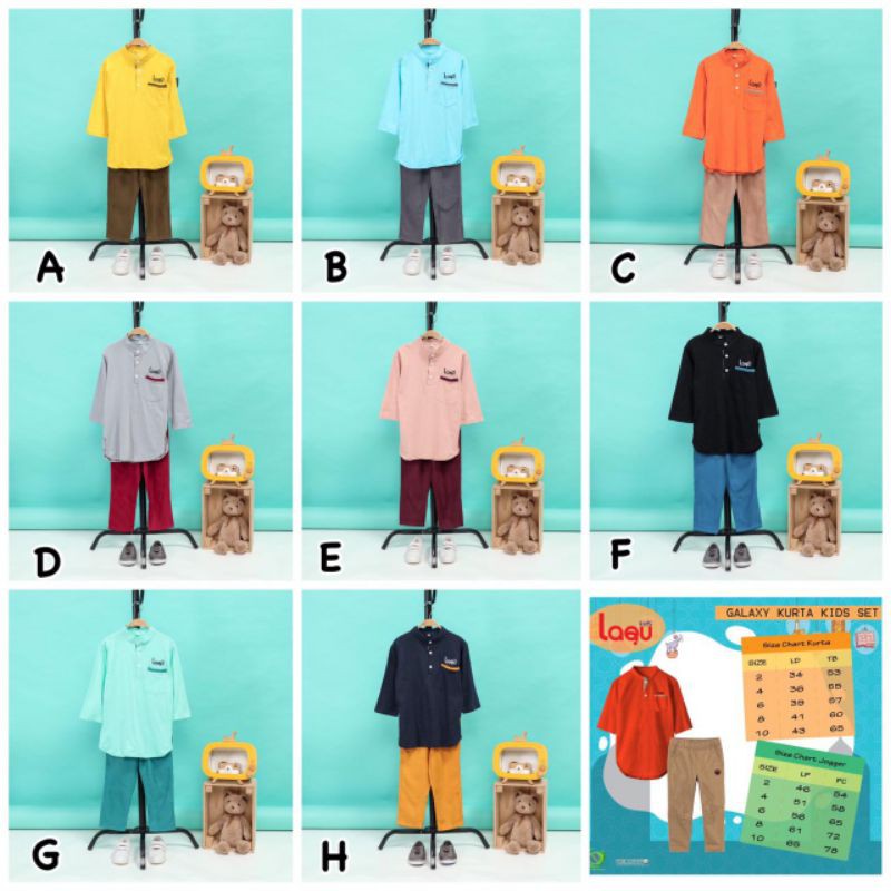 Kurta Galaxy by Laqu Kids E size 10