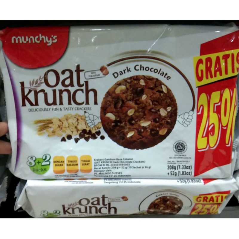 

Oat Krunch Dark Chocolate 208+52gr