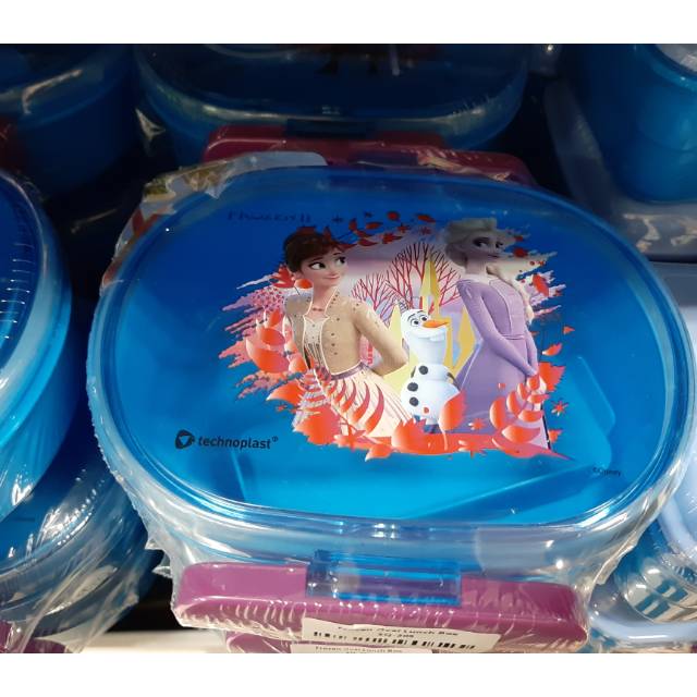 TEMPAT MAKAN FROZEN TEMPAT BEKAL ANAK ANAK WARNA BIRU