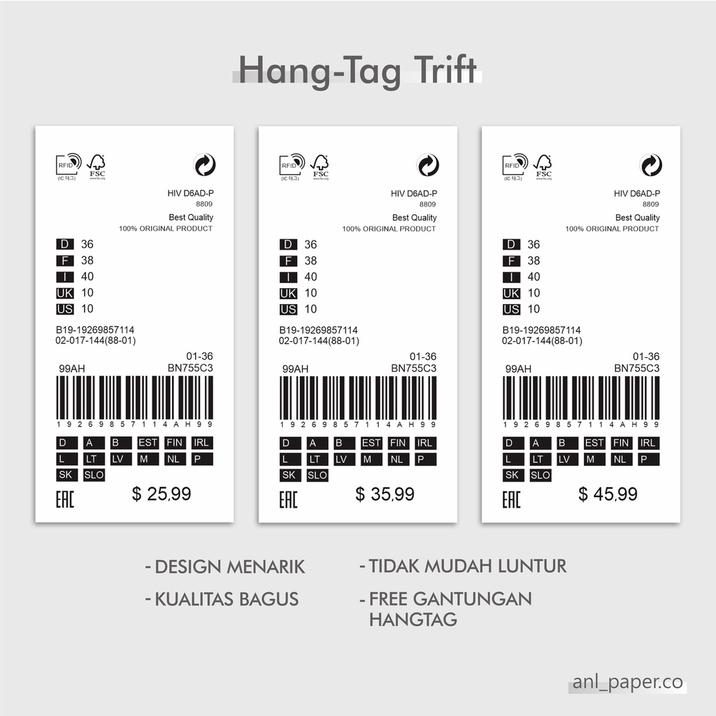 

Hang Tag Desain Price Tag Label Baju Hangtag Toko Hangtag Logo Stiker Merek Label Lebel Olshop Jualan Bisnis Fashion Tali Hantag Usaha Toko Murah DFI