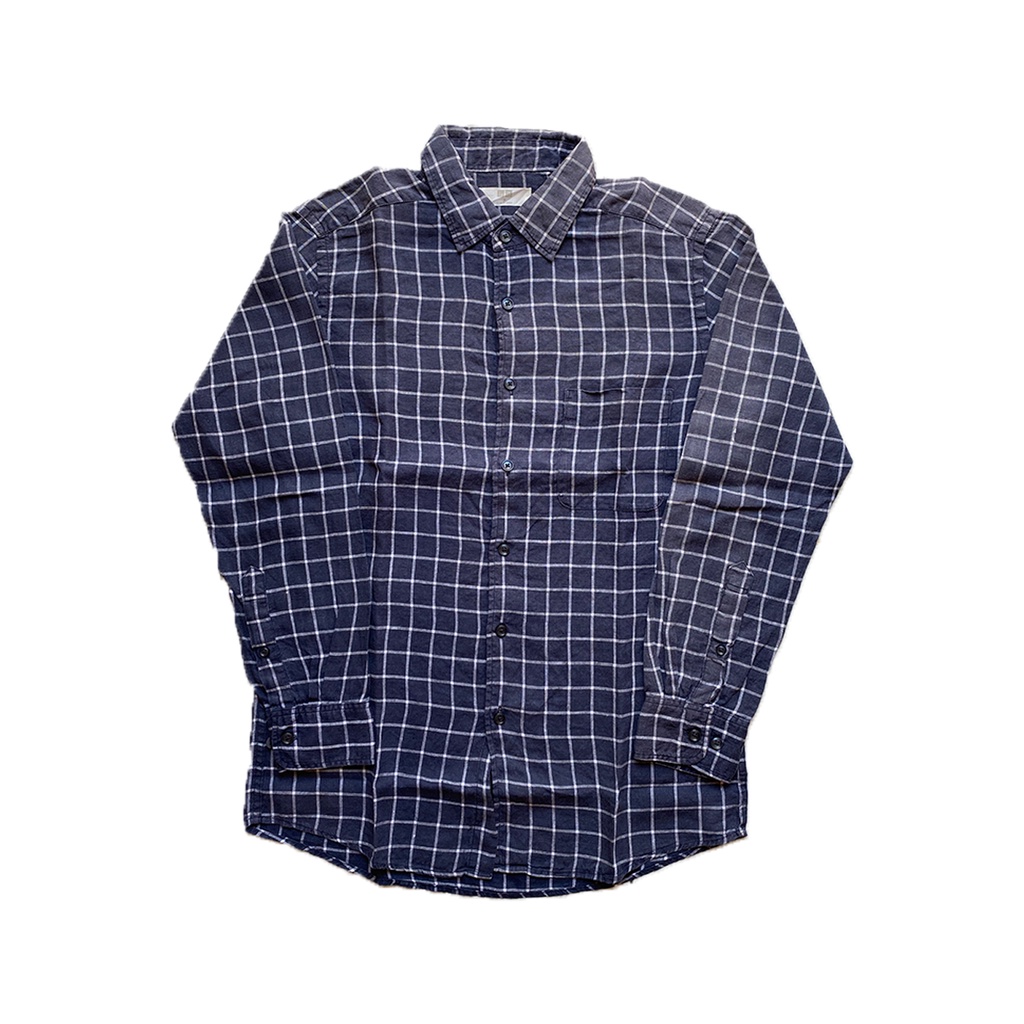 flanel pria wanita uniqlo original