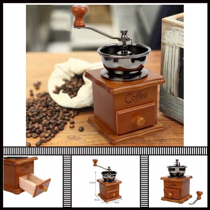 Alat Penggiling Kopi Manual Coffee Grinder Penggiling Kopi Manual Peralatan Kopi Portable Murah