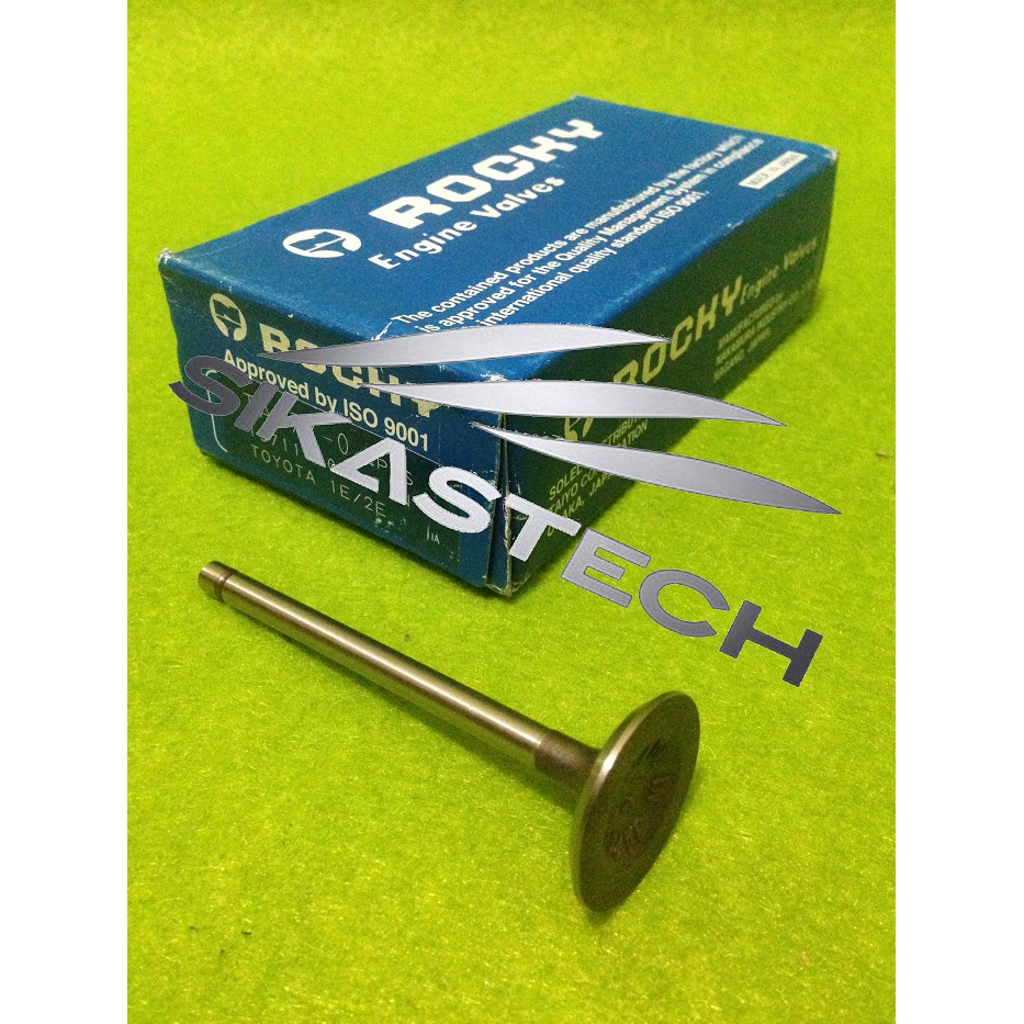 13711-10020 BIG INTAKE VALVE / KLEP MINYAK BESAR TOYOTA 1E / 2E STARLET EP70 1000cc EP71 1300cc KOTA