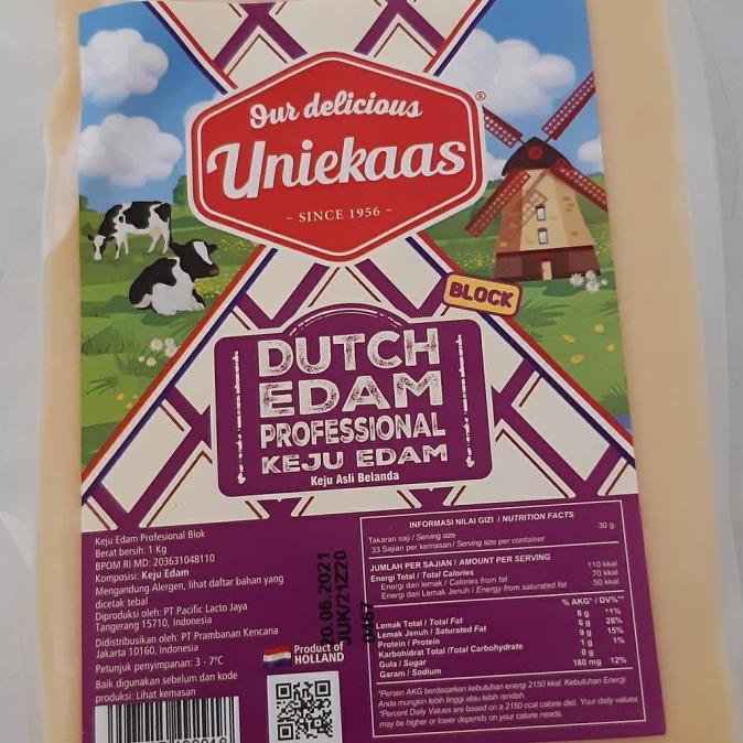 

Big Sale KEJU EDAM PROFESSIONAL UNIEKAAS 1Kg Big Sale