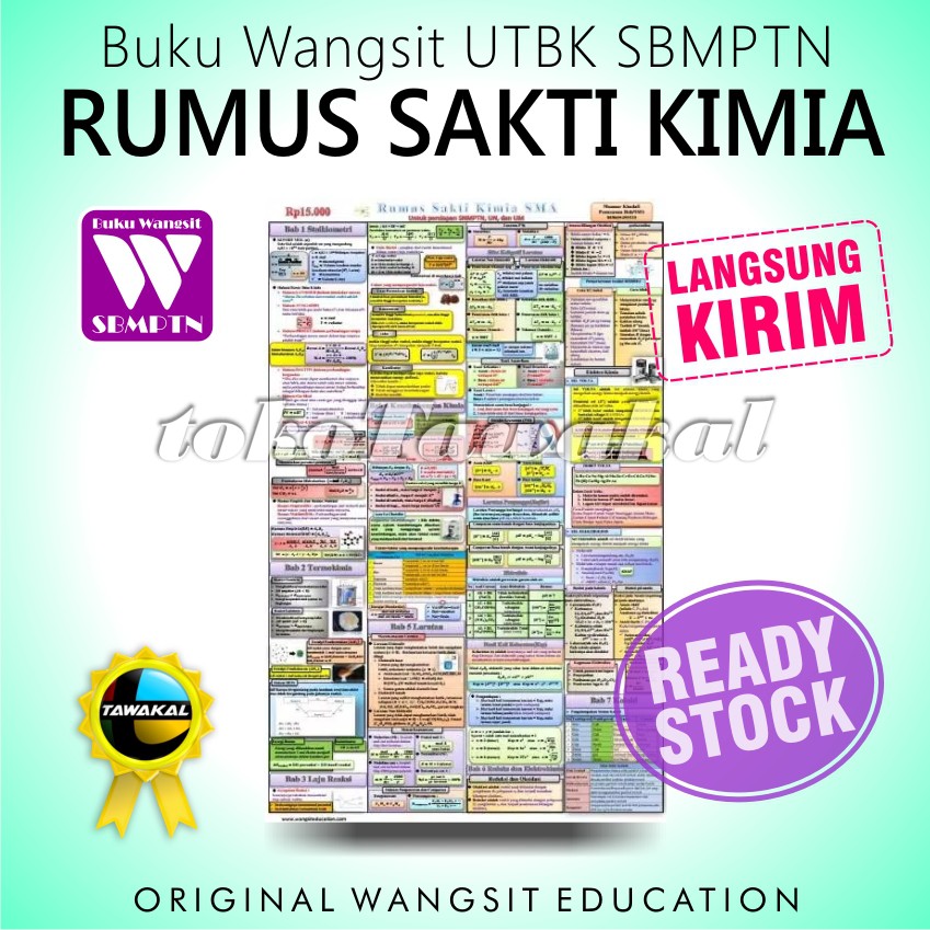 RUMUS KIMIA | Buku Wangsit UTBK SBMPTN 2021