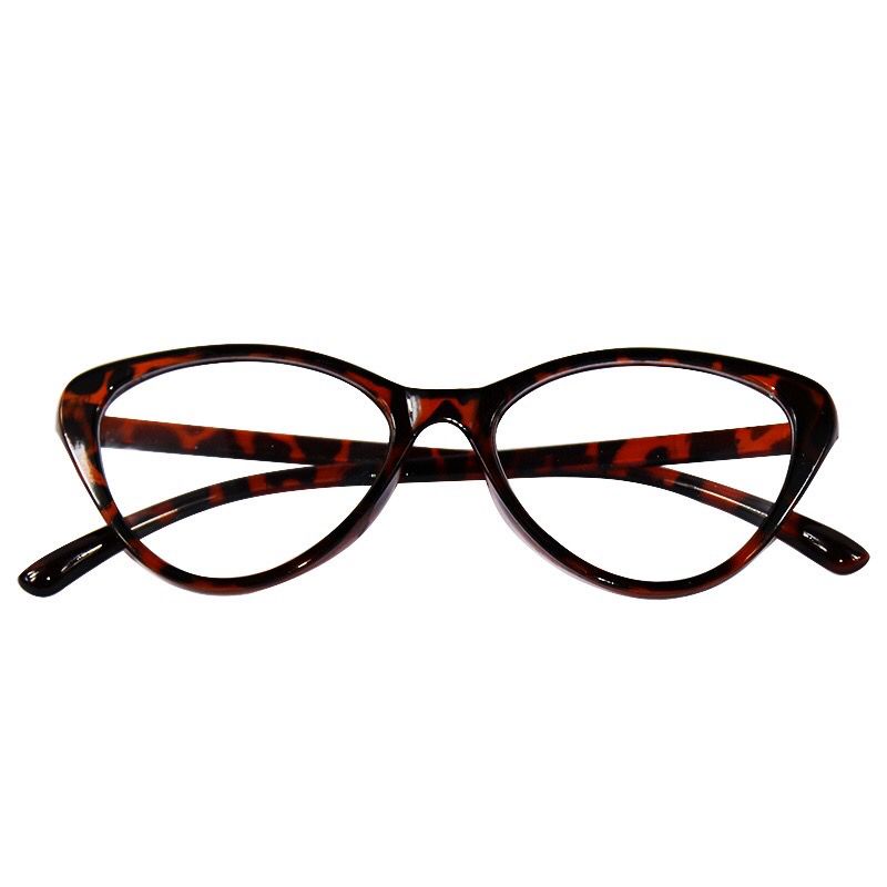 BIMBIM Kacamata Korea Wanita Kacamata Anti Radiasi Wanita Fashion Cat Eye retro flat Eyeglasses