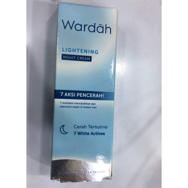 Wardah Lightening Night Cream 20ml | Shopee Indonesia