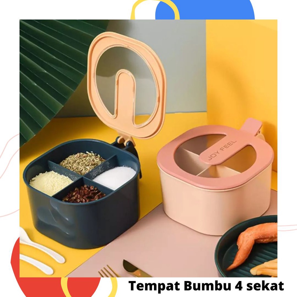 TEMPAT BUMBU TEMPAT BUMBU 4 SEKAT TEMPAT BUMBU 4 IN 1 TEMPAT BUMBU KEKINIAN TEMPAT BUMBU SIMPLE TEMP