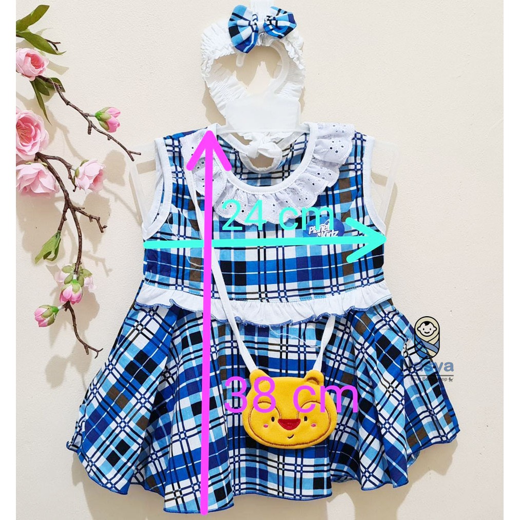 [P-002] Dress Bayi (0-6 bulan) / Setelan Bayi Perempuan Butterfly